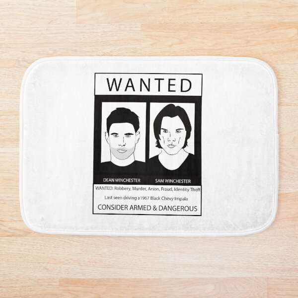 Item preview, WANTED Poster Sam & Dean Sketch designed and sold by HeardUWereDead.