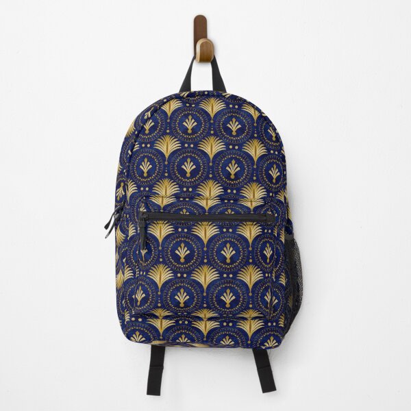Item preview, Elegant Blue Gold Art Deco Pattern designed and sold by artsandsoul.