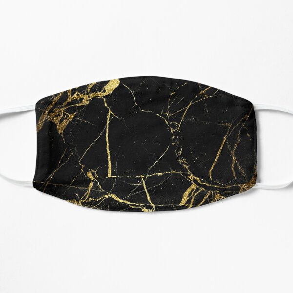 Black and gold Marble | Texture  Flat Mask