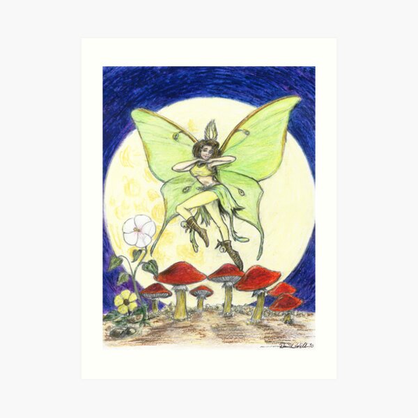 Luna Moth Art Print