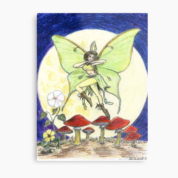 Luna Moth Metal Print
