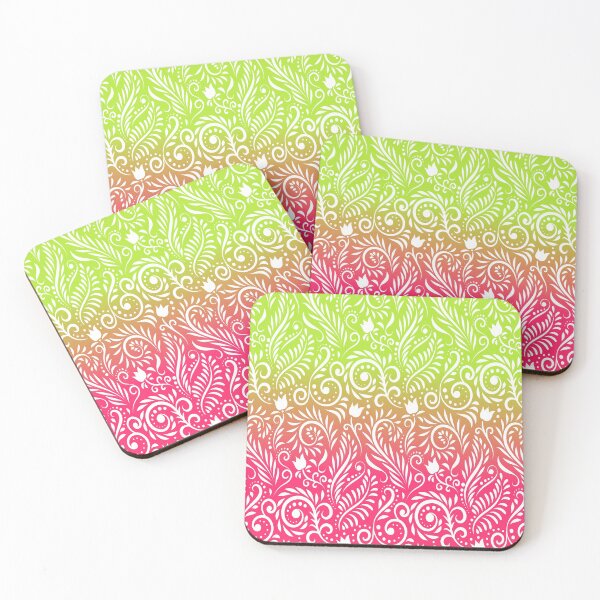 Item preview, Floral and Leaves - Grapefruit & Lime (Citrus Lover Collection) designed and sold by CreativityRoams.