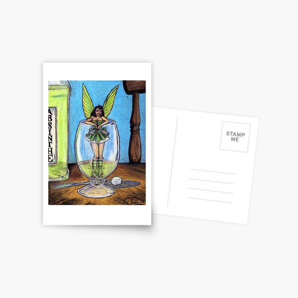 The Green Fairy Postcard