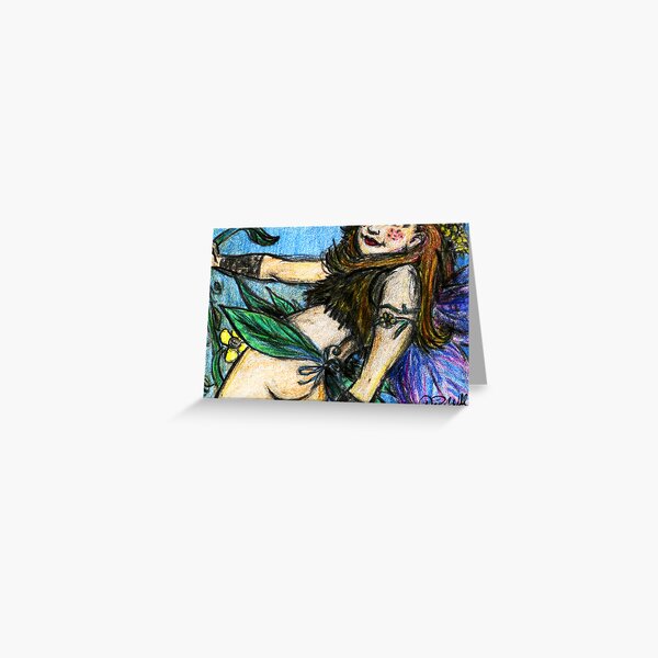 Maizie the Daisy Fairy Greeting Card