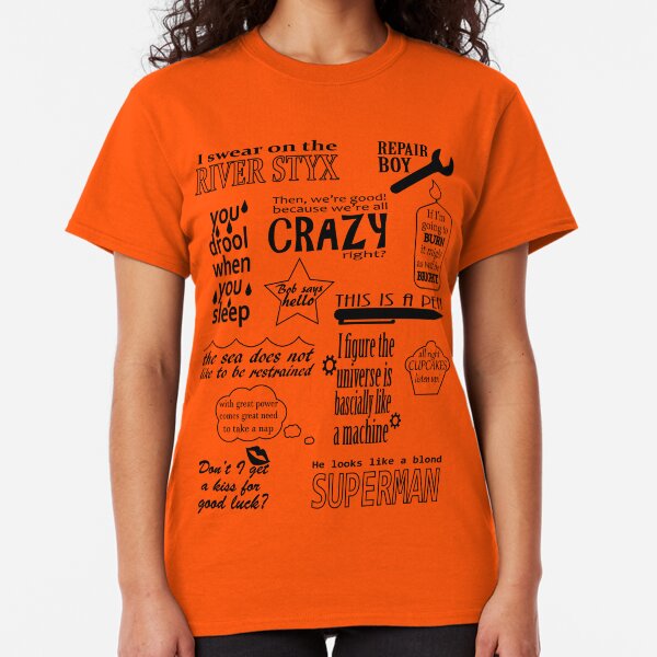 Heroes of Olympus Quotes Classic T-Shirt