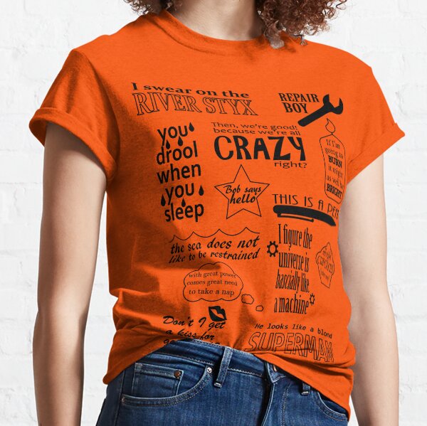 Heroes of Olympus Quotes Classic T-Shirt