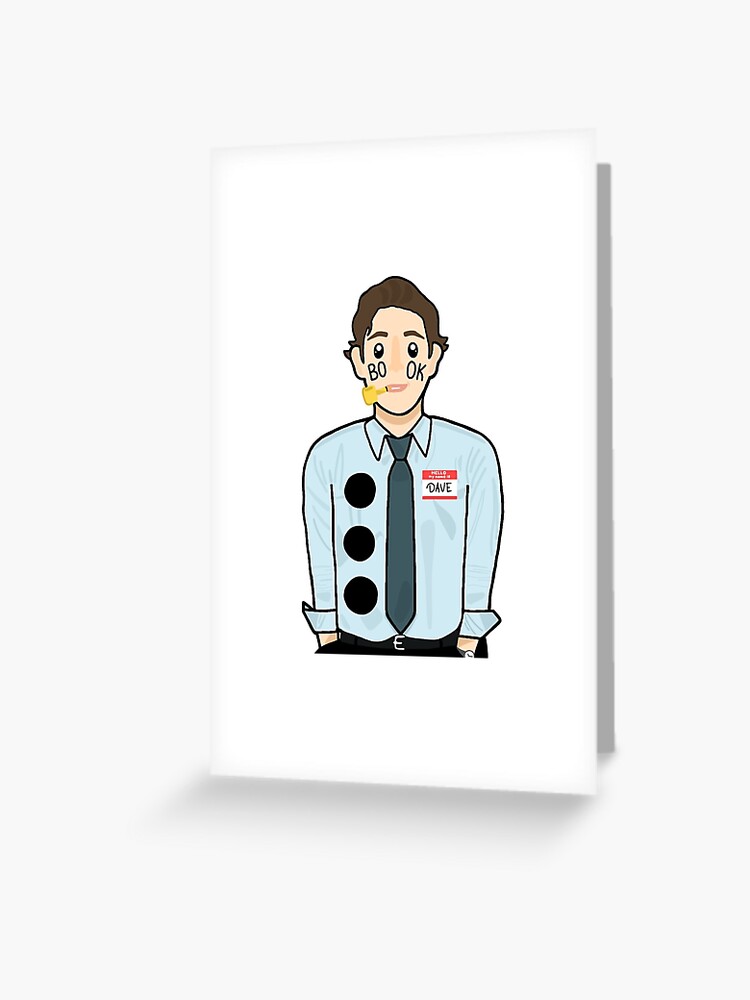 Three Hole Punch Jim - The Office Greeting Card for Sale by