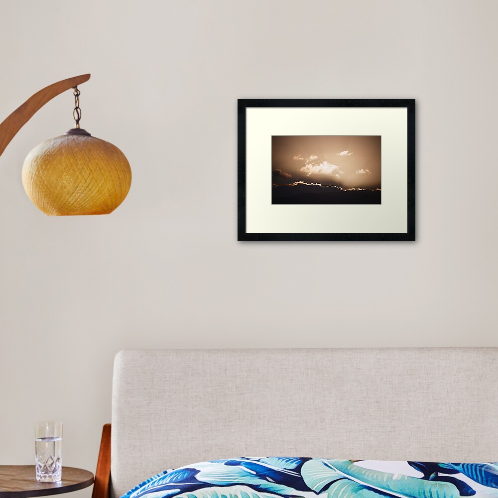 Longest Day Sunset 2: Gone Framed Art Print