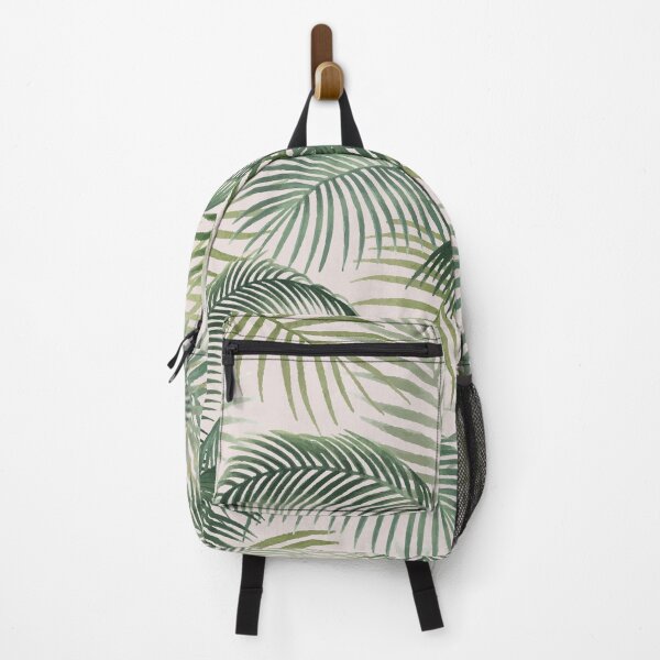 Item preview, Plants pattern / Palm tree leaves: light green designed and sold by oceanys.