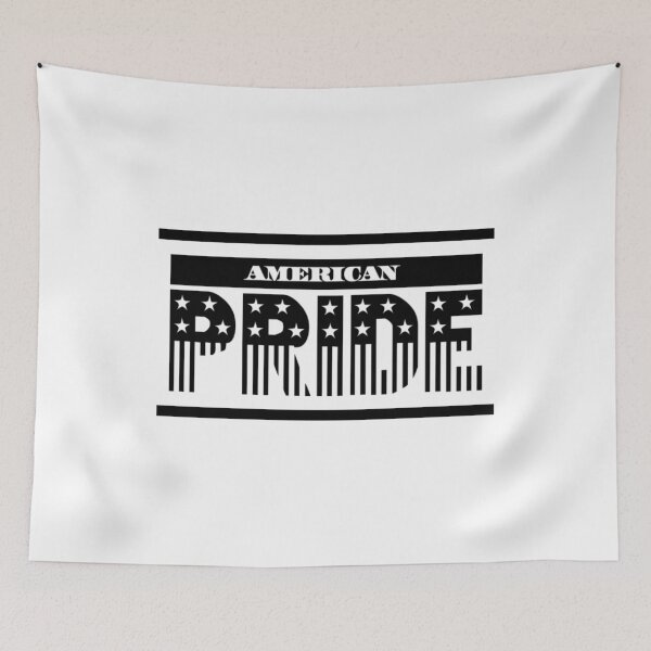 Item preview, Proud American (black logo) designed and sold by Flow-Store.