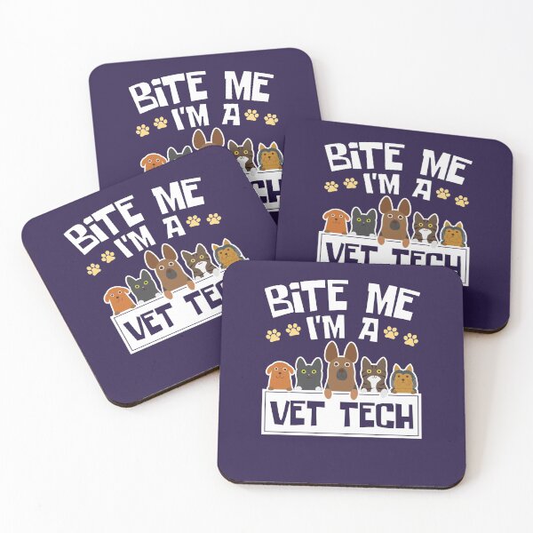 Item preview, Veterinary Technician Funny Bite Me I'm A Vet Tech designed and sold by jaygo.