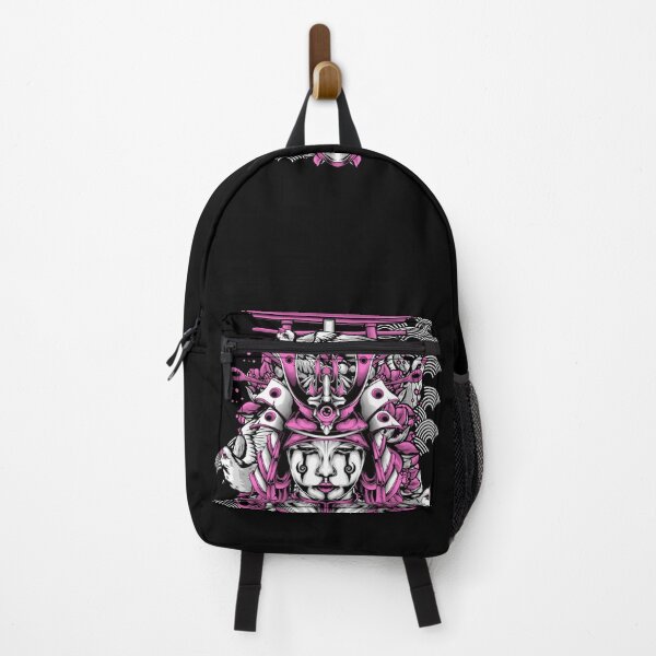 Item preview, female samurai hannya mask oni demon japan designed and sold by dazed-draft.
