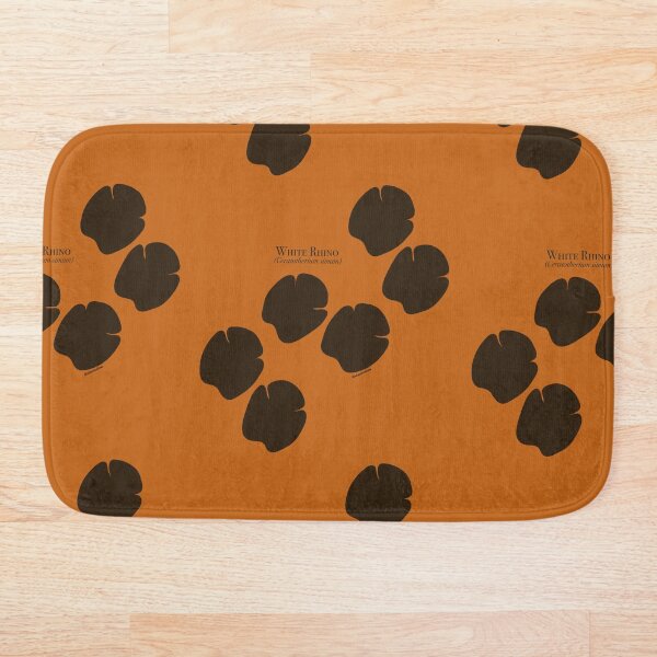 Item preview, Pistas de rinoceronte blanco (Ceratotherium simum) designed and sold by Alawstrations.