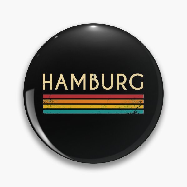 Artikelvorschau, ein Rückfall in die 60er und 70er Jahre. Ein cooles Design für in der Stadt Hamburg geborene Deutsche entworfen und verkauft von Delightfully Cynical.