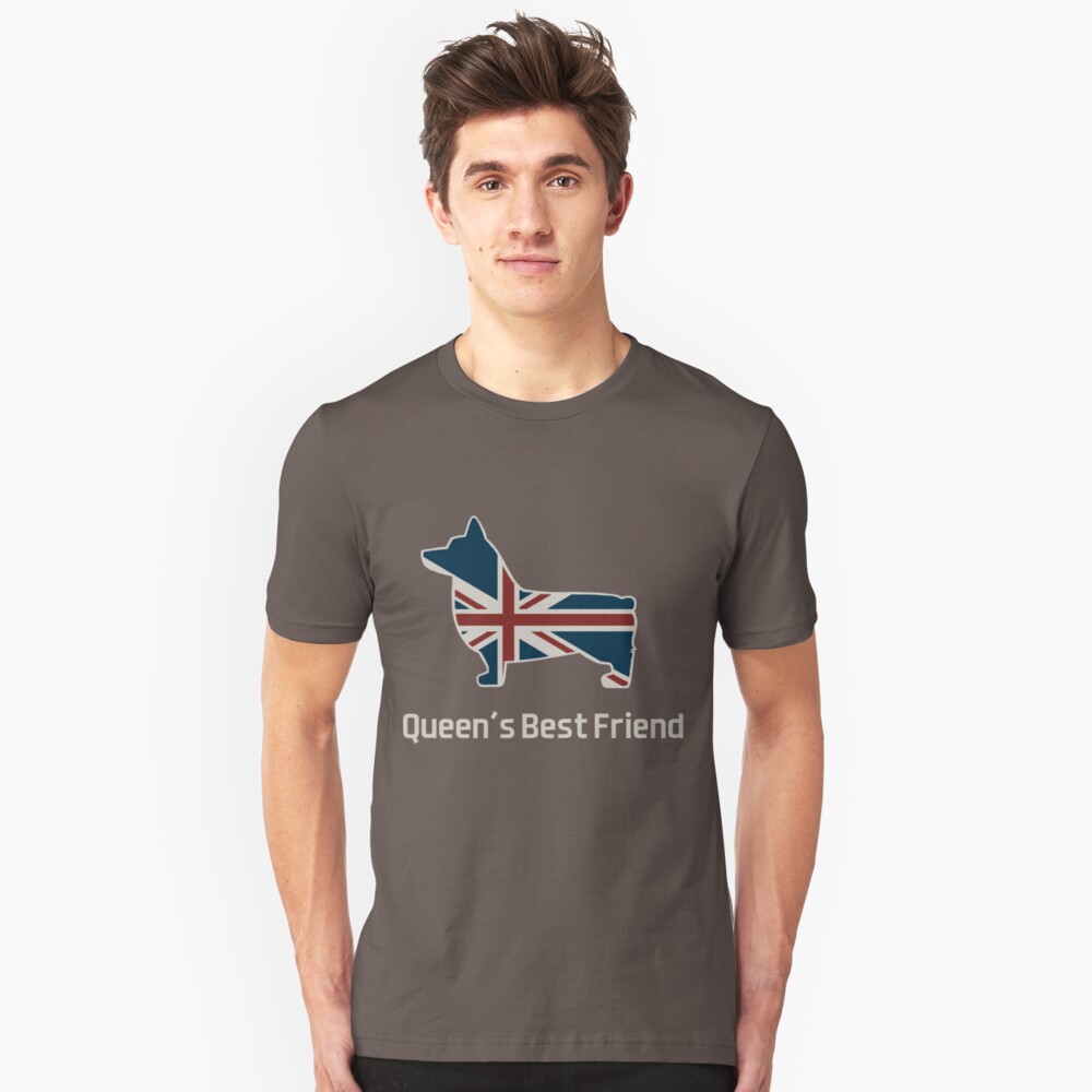 Queen's Corgi Slim Fit T-Shirt