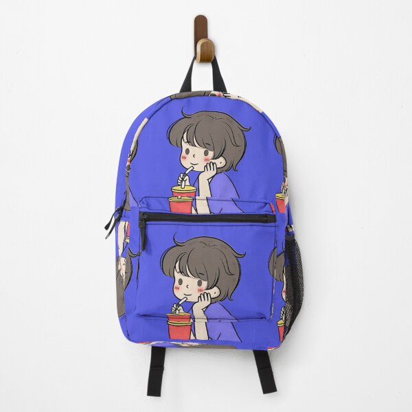 Item preview, 2 - Drinking Cola Boy, cute cartoon COUPLES DESIGN for children, for family, for brother and sister or for best friends. designed and sold by 2AcesDesign.