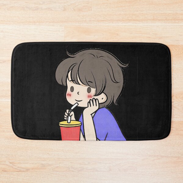 Item preview, 2 - Drinking Cola Boy, cute cartoon COUPLES DESIGN for children, for family, for brother and sister or for best friends. designed and sold by 2AcesDesign.