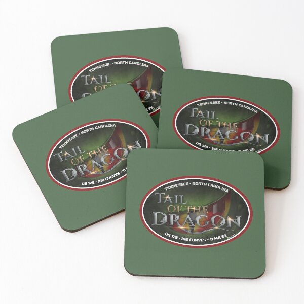 Item preview, Tail of the Dragon Road US 129 Motorcycle Sports Car Sticker & T-Shirt 04 designed and sold by OuterShellUK.