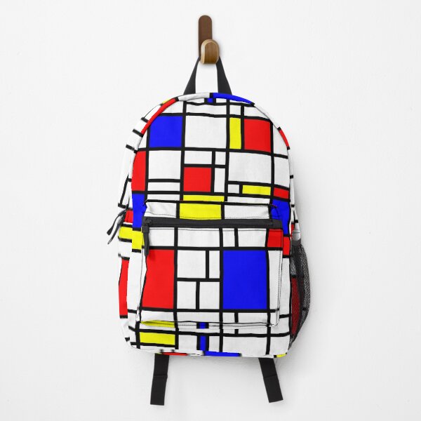 Item preview, Modern Art Red Yellow Blue Grid Pattern designed and sold by MarkUK97.