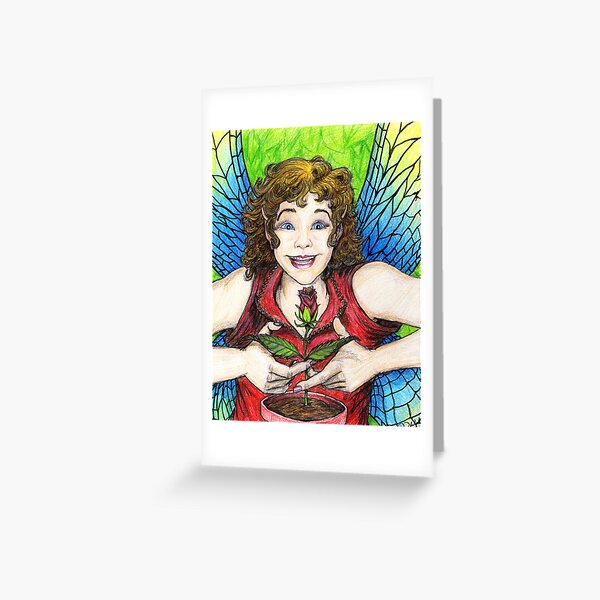 Rose Fairy Greeting Card