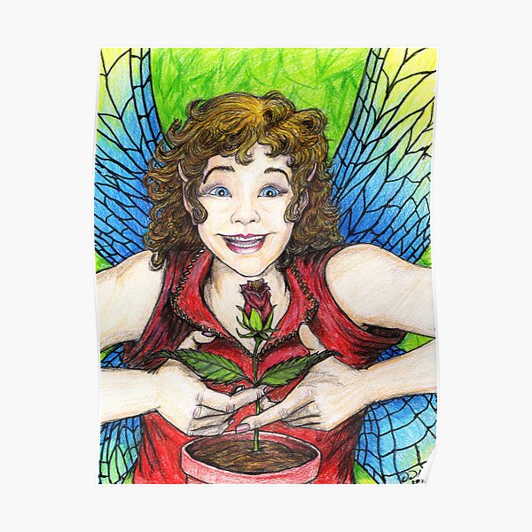 Rose Fairy Poster