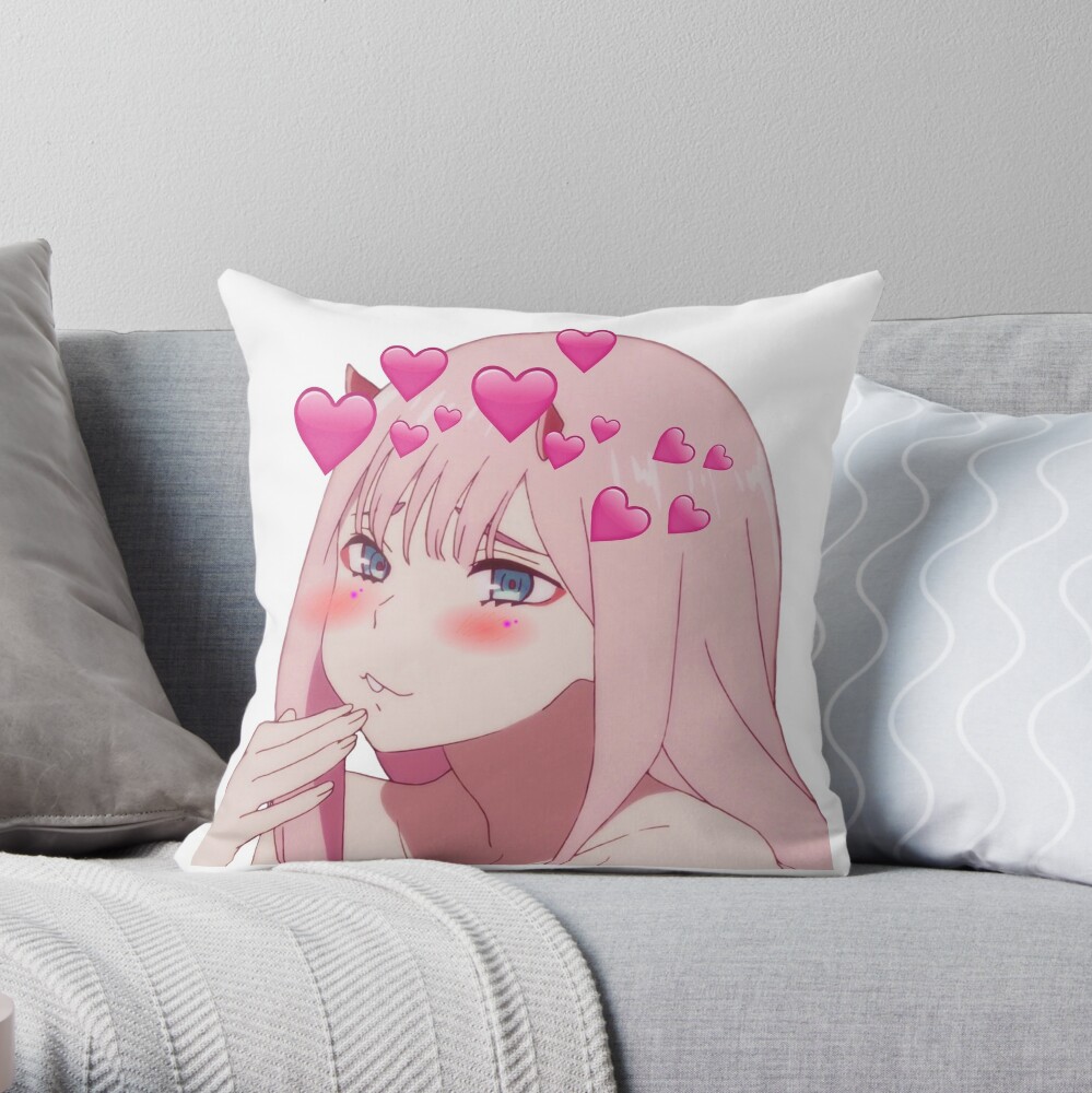Special Purchase Zero Two Cute Throw Pillow by O. Kobayashi TP-YLK5LMTH