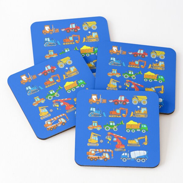 Item preview, Excavators and vehicles at the construction site designed and sold by samshirts.