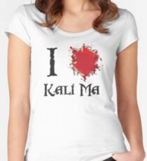 Indiana Jones I love Kali Ma Women's Fitted Scoop T-Shirt