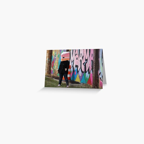 Danger - Detroit Graffiti Greeting Card