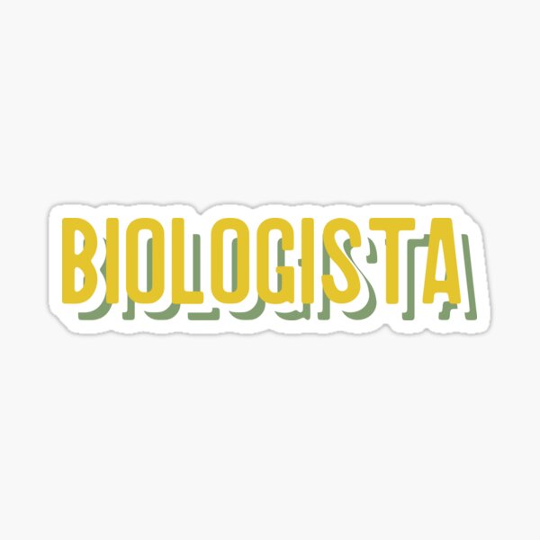 Biologista Schriftzug Sticker
