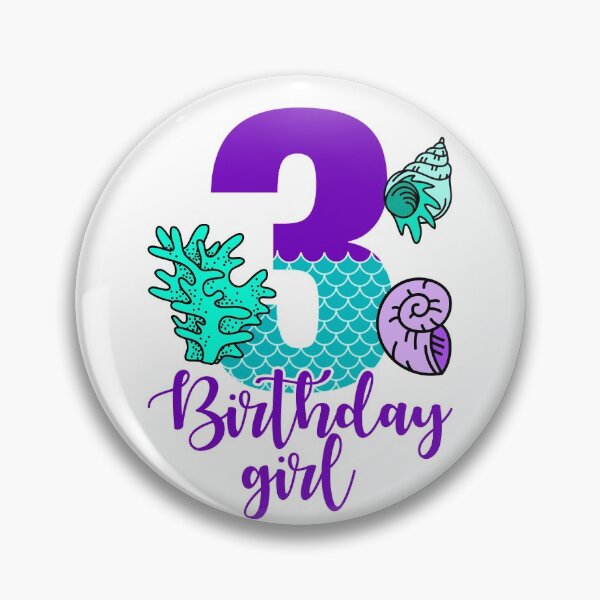 Item preview, 3 Years Old Birthday Girl designed and sold by autlu.