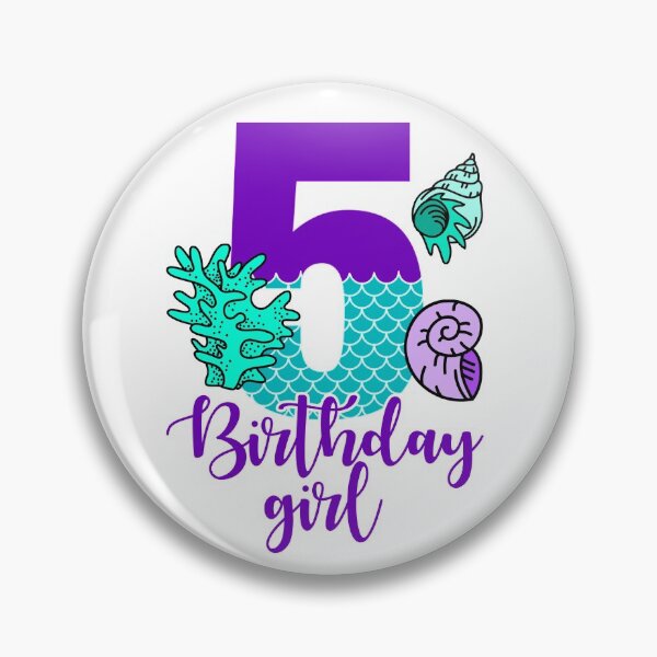 Item preview, 5 Years Old Birthday Girl designed and sold by autlu.