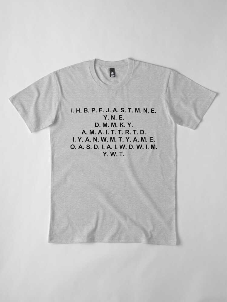"I Have Brought Peace, Freedom, Justice, and Security" Tshirt by