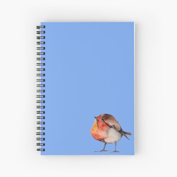 Fluffy Bird Spiral Notebook