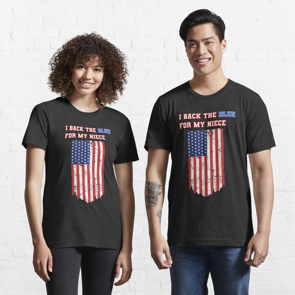 back the blue flag shirt