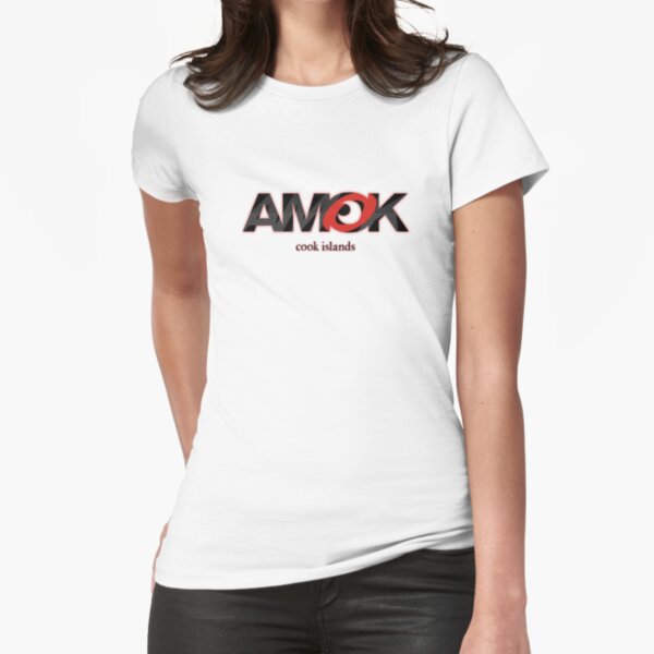 AMOK - cook islands Fitted T-Shirt