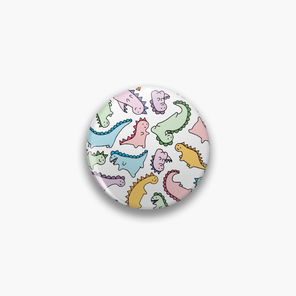 Cute Dino Explosion Pin
