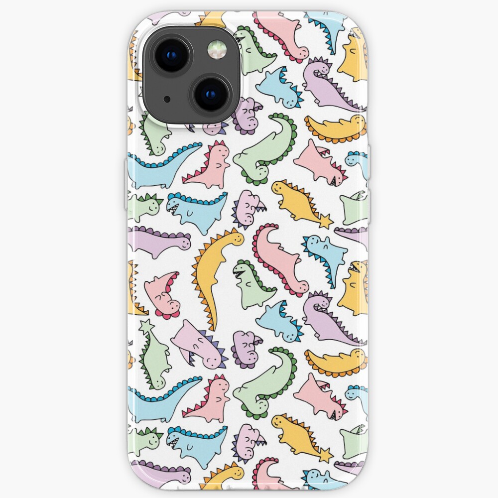 Cute Dino Explosion iPhone Case