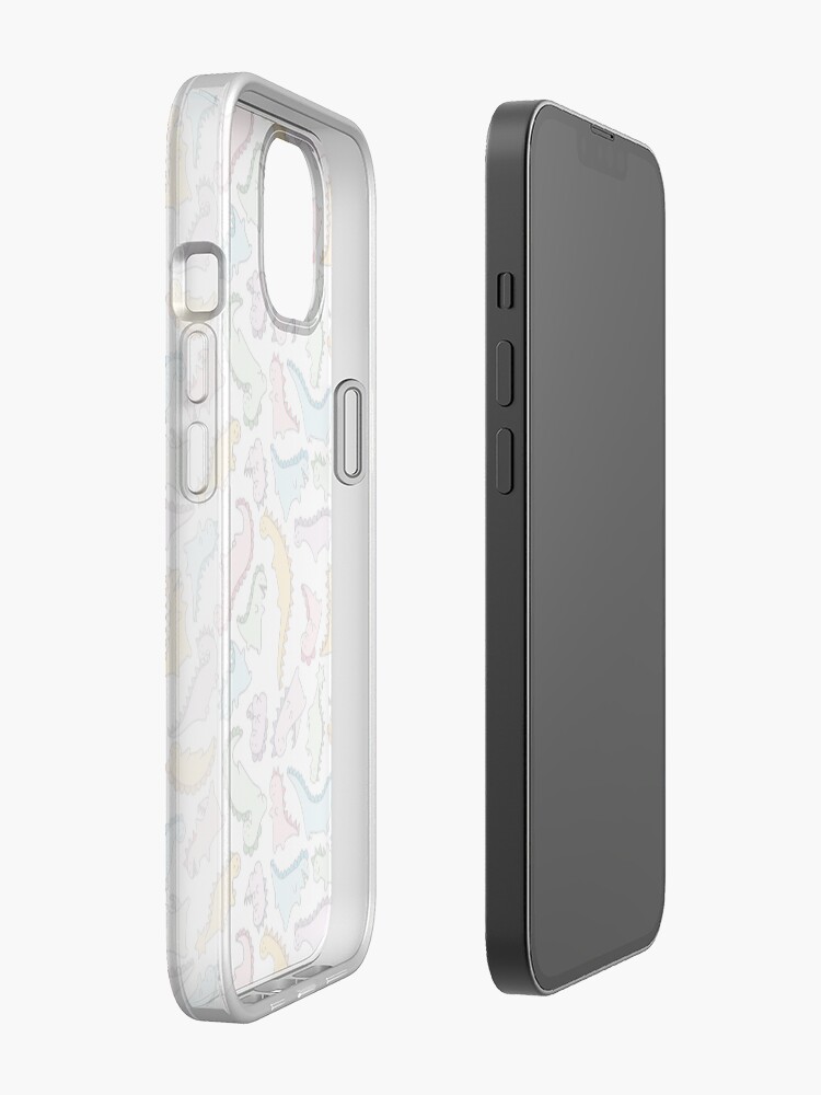 Alternate view of Cute Dino Explosion iPhone Case