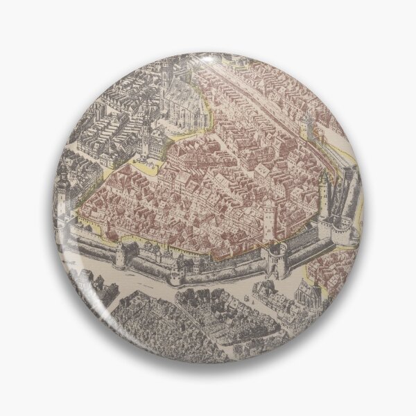 Item preview, Vintage Map of Bautzen Germany (1709) designed and sold by BravuraMedia.