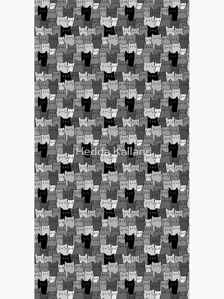 Silent Cats Monochromatic by hhkalland