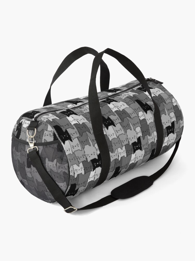 Alternate view of Silent Cats Monochromatic Duffle Bag