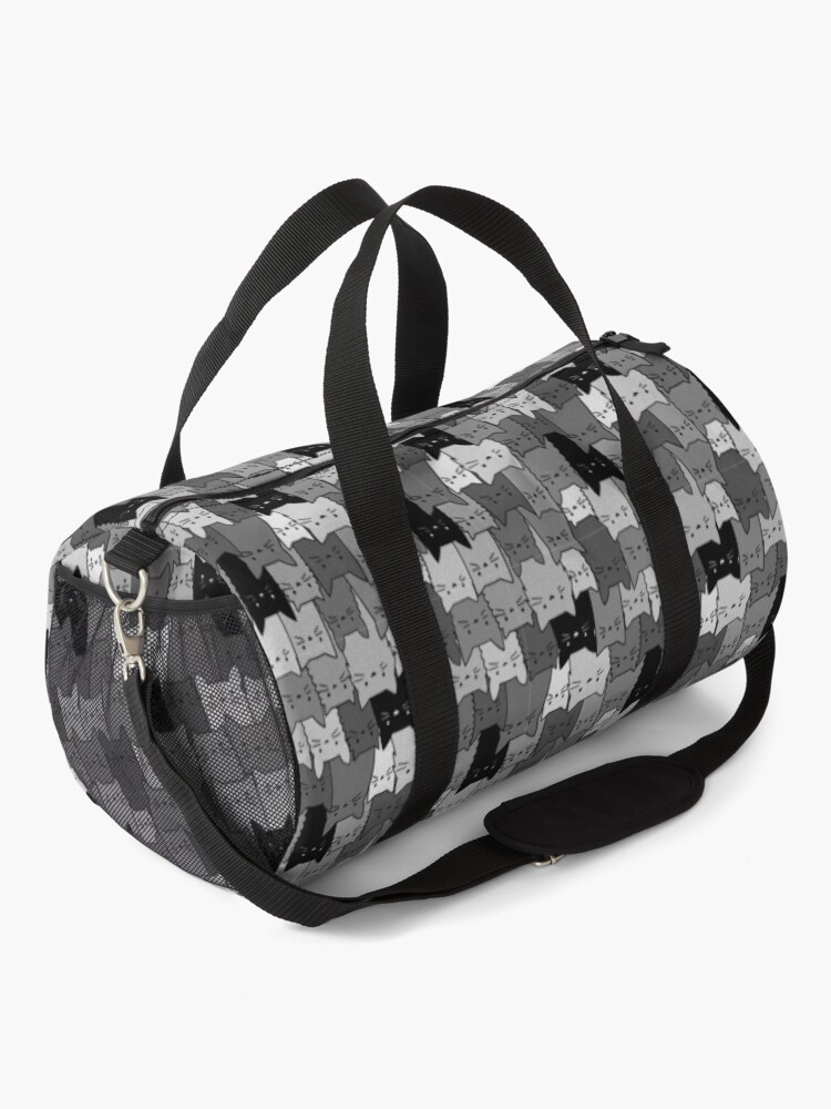 Alternate view of Silent Cats Monochromatic Duffle Bag