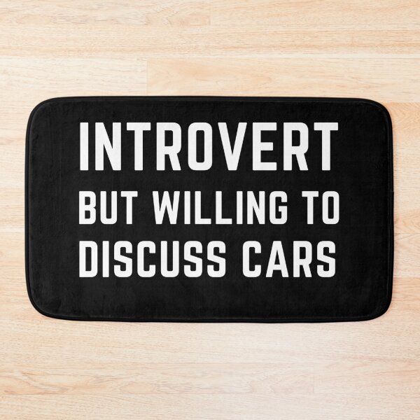 Item preview, Introvert But Willing To Discuss Cars  designed and sold by Best-art.