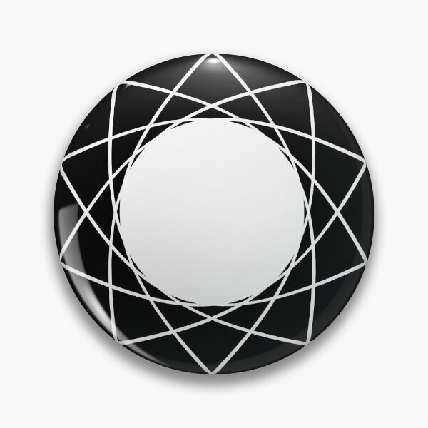 Artikelvorschau, Kreisförmiges geometrisches Muster Schwarzweiss entworfen und verkauft von AJ505.