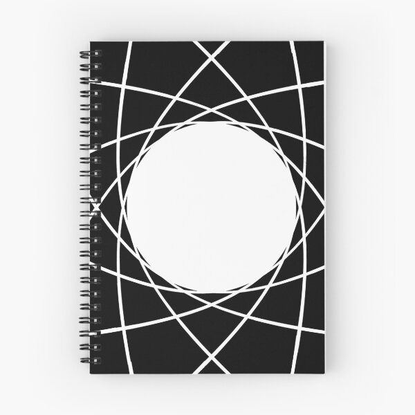 Item preview, Circular Geometric Pattern Black and White designed and sold by AJ505.