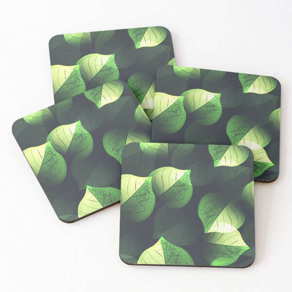 Item preview, Morden green leaves pattern designed and sold by Illutino.