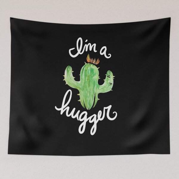Aperçu de l'œuvre I'm a Hugger cactus  créée et vendue par FrictionMaxxing.