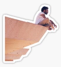Childish Gambino "Over The Edge" Sticker