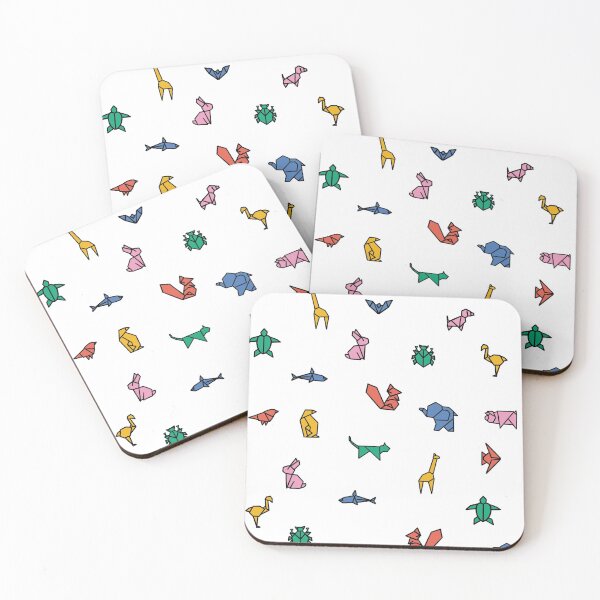 Item preview, Colourful simplistic origami pattern  designed and sold by ICOAHEnding.